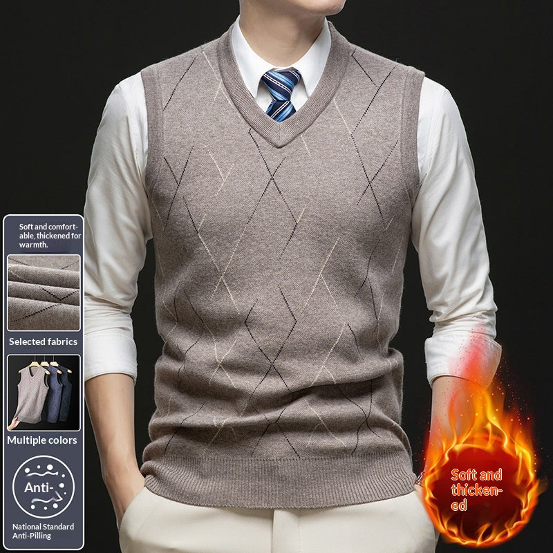 Men’s Sleeveless Knitted Vest