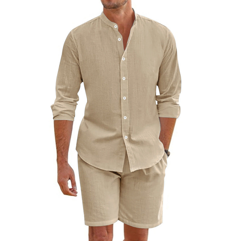 Men’s Summer Short Shirt & Shorts Set