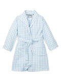 Light Blue Gingham Robe