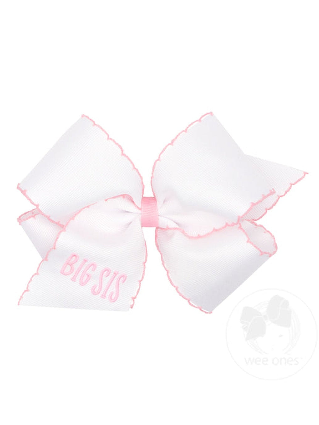 Big Sister Grosgrain Moonstitch Bow