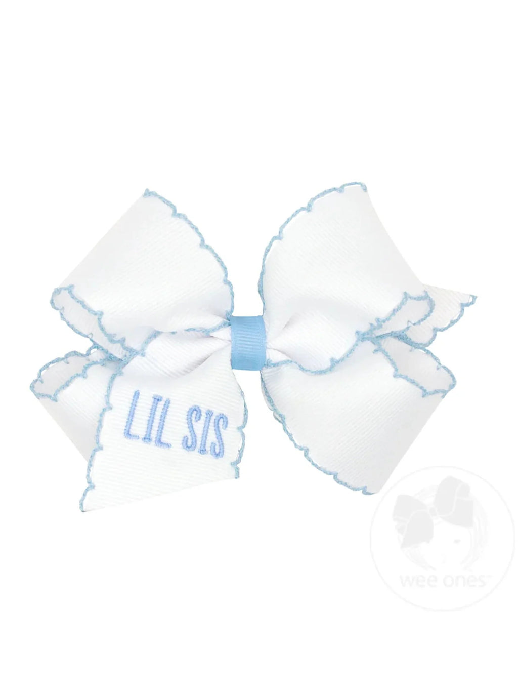 Big Sister Grosgrain Moonstitch Bow
