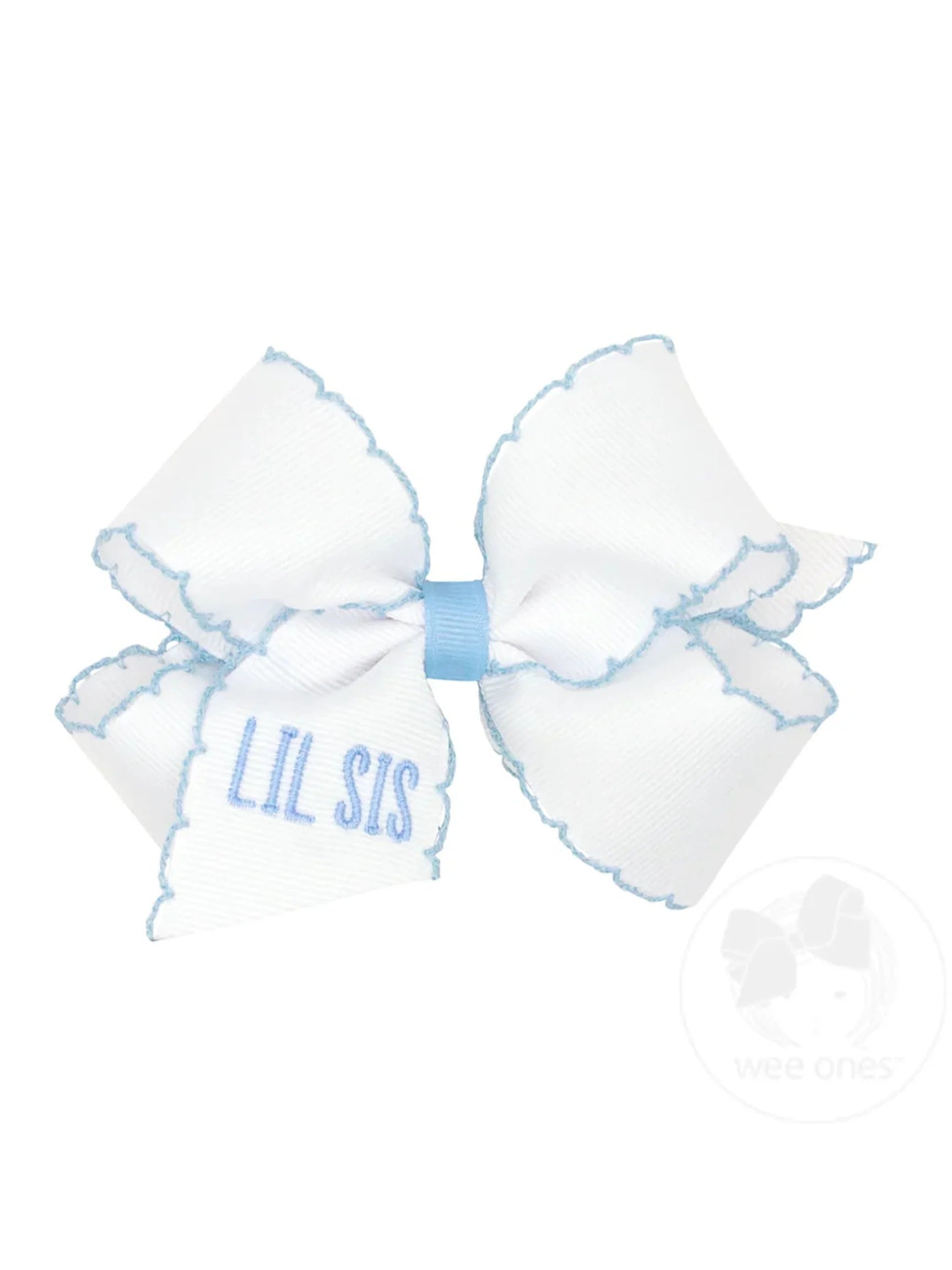 Big Sister Grosgrain Moonstitch Bow