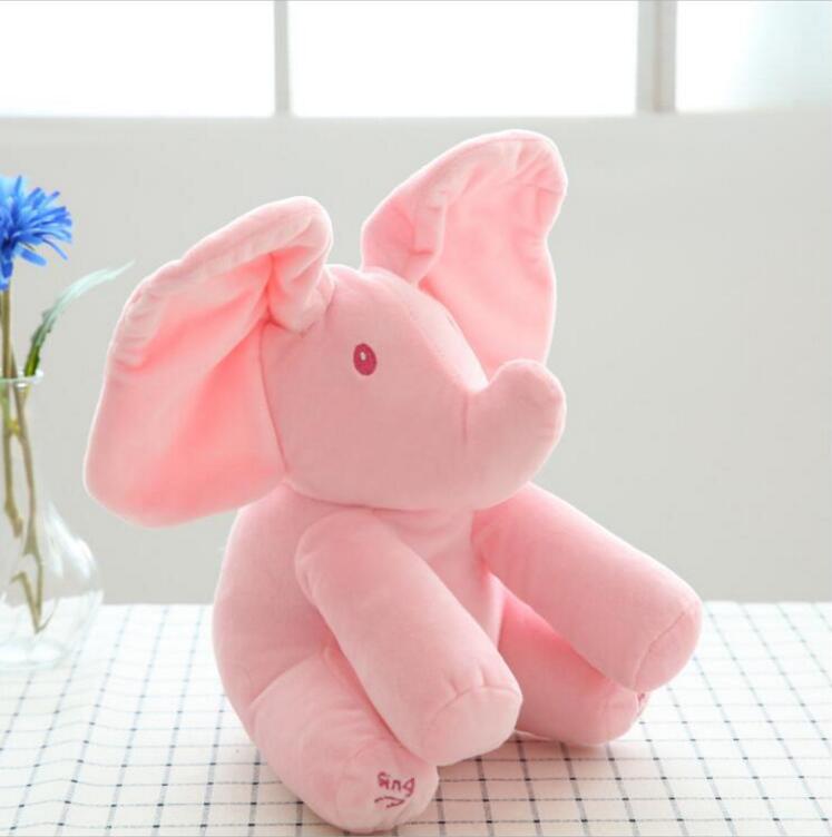 Peek-a-Boo Interactive Elephant Plush Toy