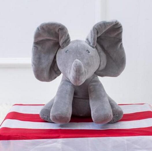 Peek-a-Boo Interactive Elephant Plush Toy