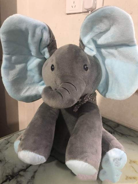 Peek-a-Boo Interactive Elephant Plush Toy