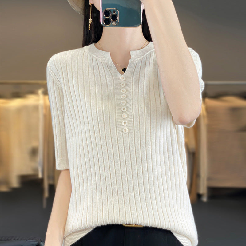 Women's Sweater High-quality Knitwear Women Fashion Knitted Sweater