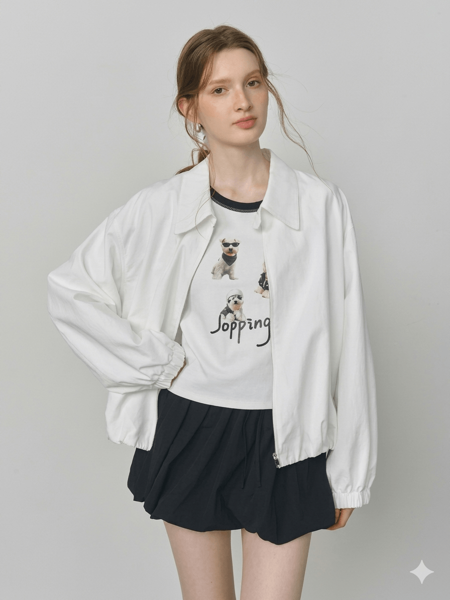 French Chic Barn-Style Utility Jacket  Women’s Loose Fit Raw Glamour Short Coat 2026 Spring Autumn Collection