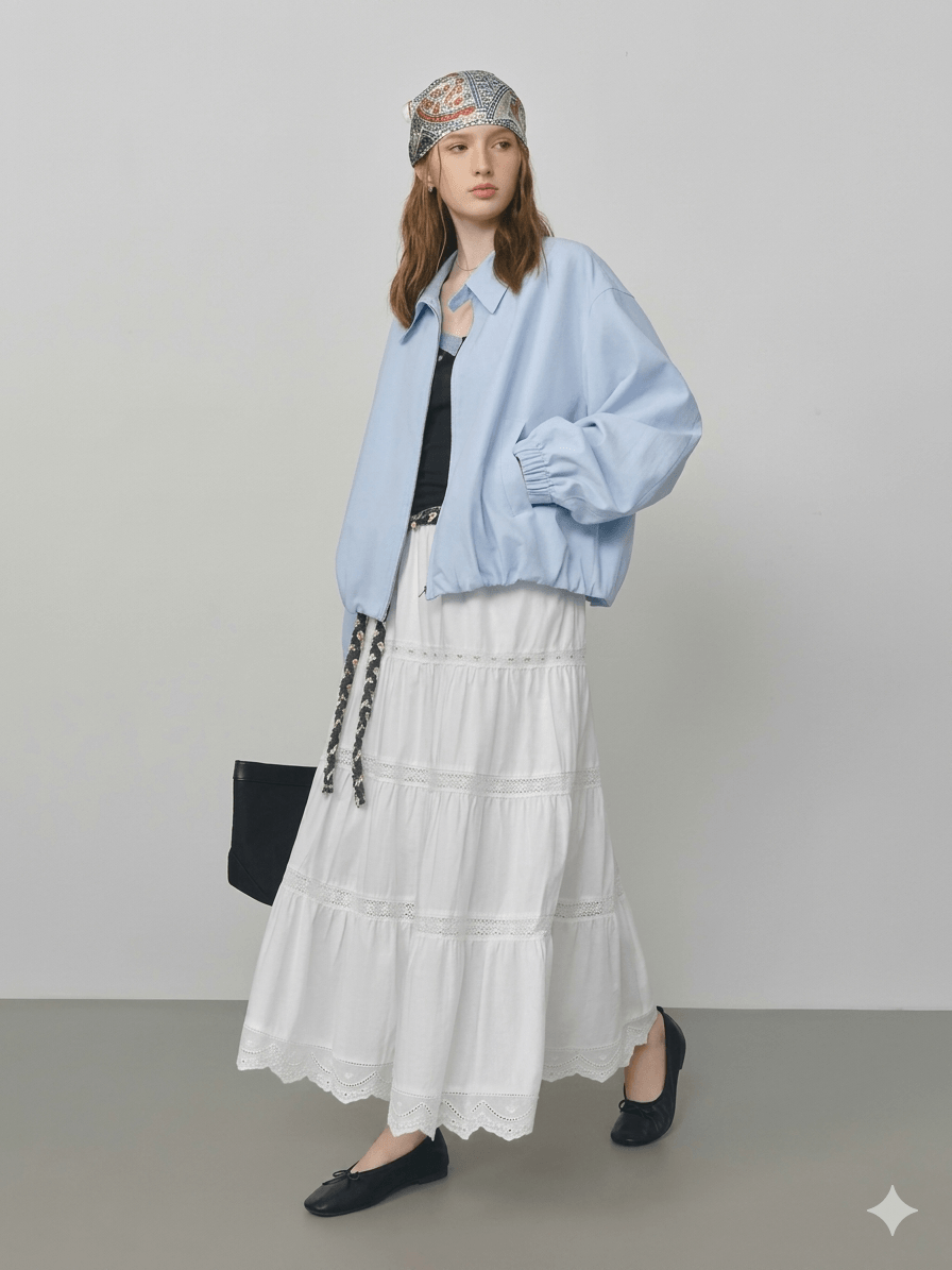 French Chic Barn-Style Utility Jacket  Women’s Loose Fit Raw Glamour Short Coat 2026 Spring Autumn Collection