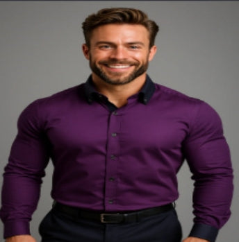Men’s Business Casual Long Sleeve Shirt