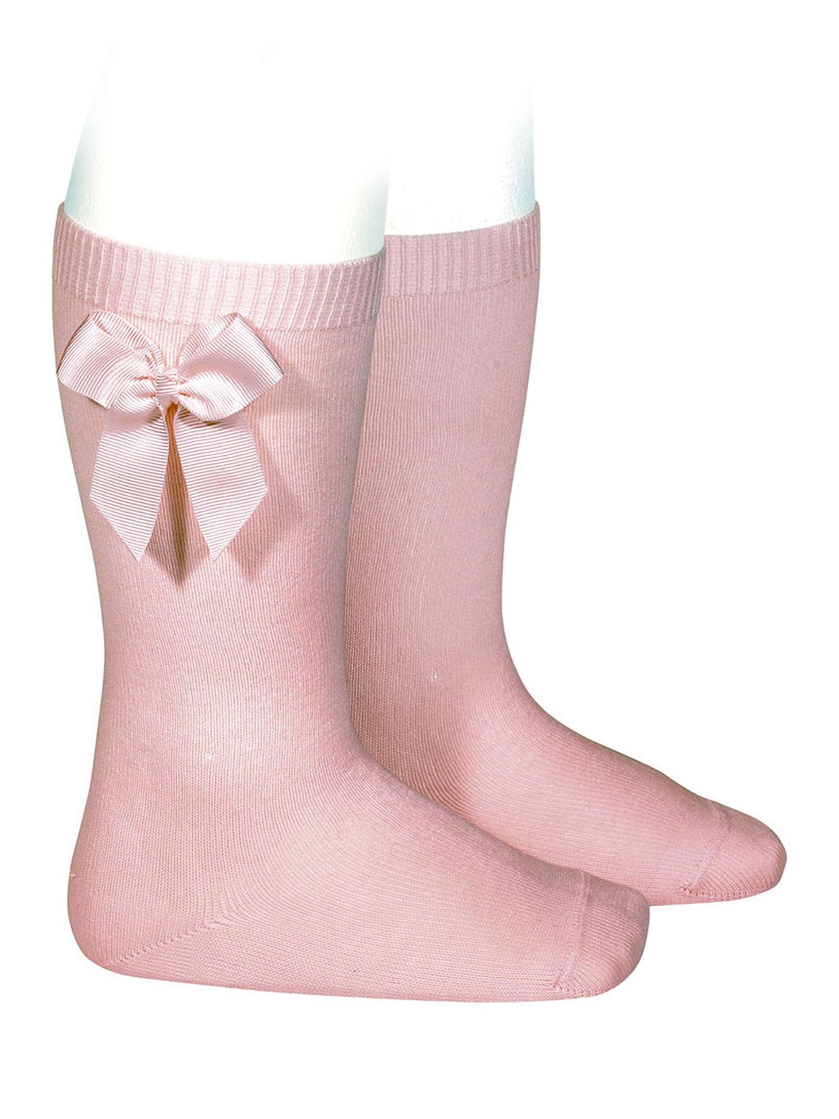 Condor Side Crochet Knee Socks