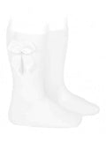 Condor Side Crochet Knee Socks