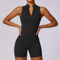Fitness Yoga Jumpsuit with Zipper