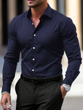 Men’s Business Casual Long Sleeve Shirt