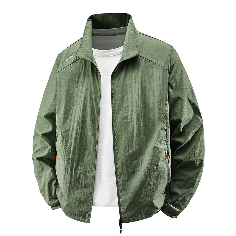 Men’s Lightweight Casual Large-Size Sun Protective Jacket