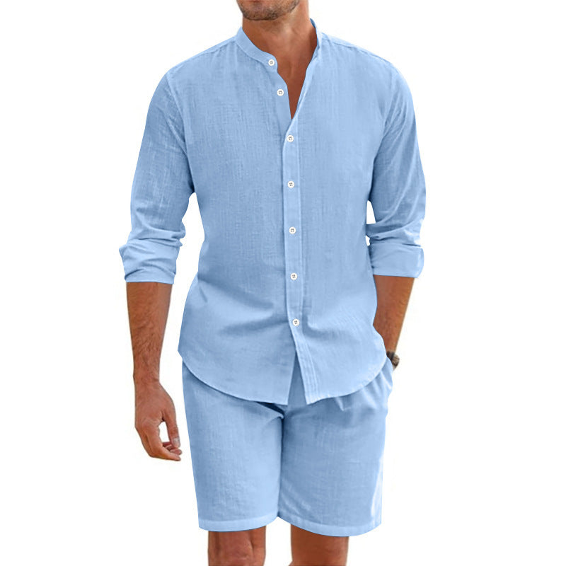 Men’s Summer Short Shirt & Shorts Set