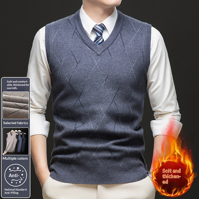 Men’s Sleeveless Knitted Vest
