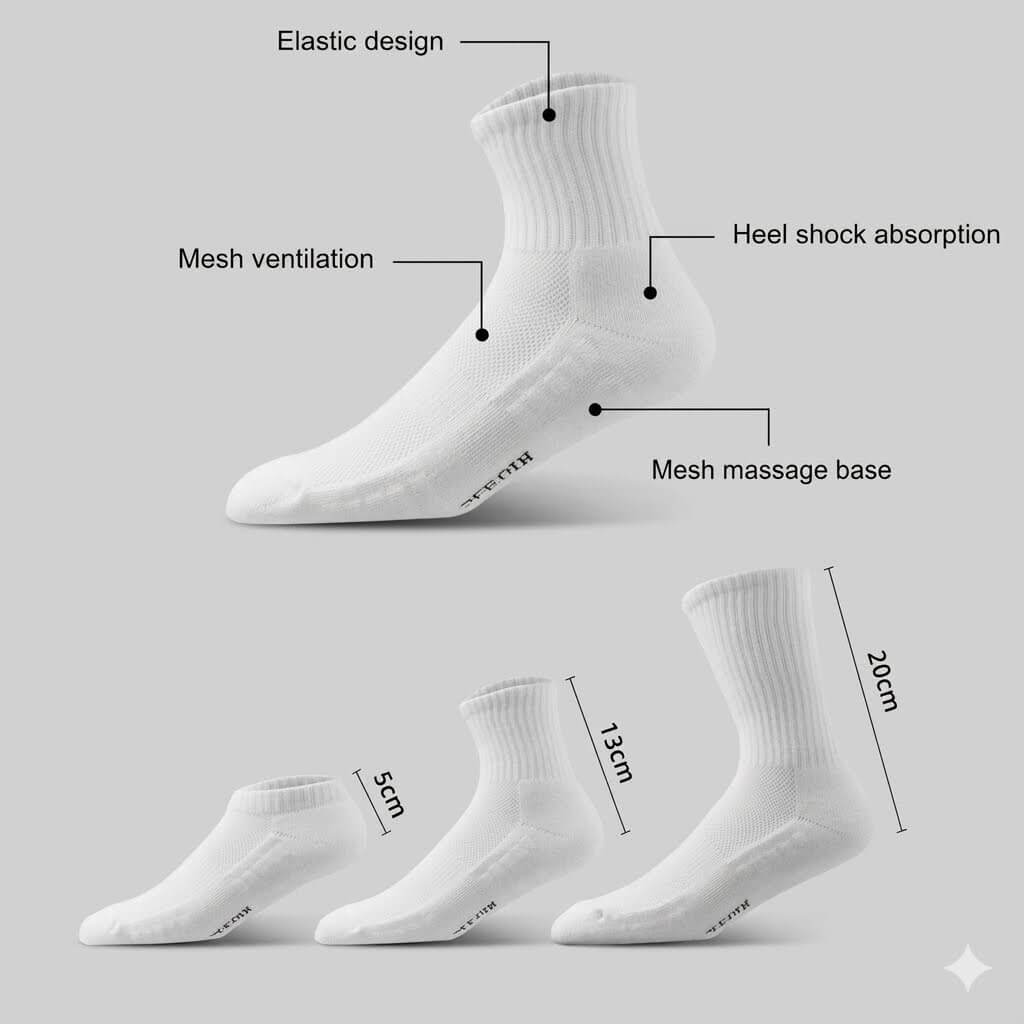 Men's Heavyweight Fleece-Lined Sports Socks - Thickened Towel Bottom Basketball Crew Socks, Warm Autumn Winter Athletic Socks for Men